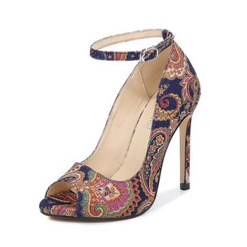 Damskie szpilki w stylu retro casual 11CM B35-7