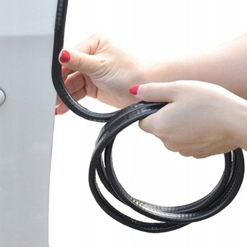 УСИЛЕННЫЙ РЕЗИНОВЫЙ ПРОФИЛЬ ДЛЯ УПЛОТНЕНИЯ ДВЕРИ ЗАЩИТА КРОМКИ 5м