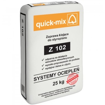 QUICK MIX Zaprawa do styropianu Z102 25kg