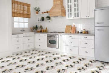 Самоклеящаяся виниловая плитка Геометрические треугольники