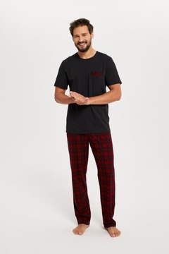 Piżama męska Italian Fashion Zeman kr. rękaw r. XXL