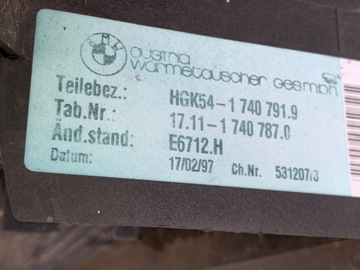 # CHLADIČ KLIMATIZACE POUZDRO BMW 5 E39 8391647