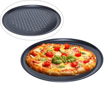 BLACHA DO PIECZENIA PIZZY NIEPRZYWIERALNA 32 CM