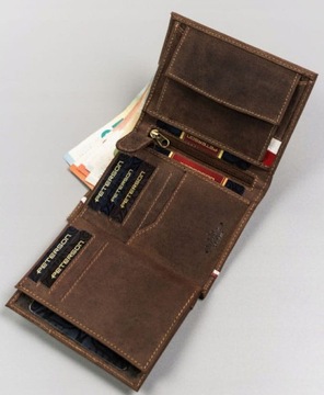 Мужской кожаный кошелек Патриот RFID 5138
