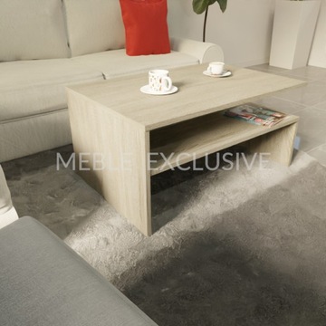 ЖУРНАЛЬНЫЙ СТОЛИК МОДНАЯ СКАМЬЯ ГОСТИНАЯ БЕЛАЯ ДОСКА 18 мм