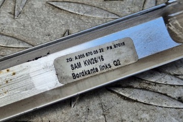 LIŠTA ZHRNUJÍCÍ ZADNÍCH LEVÝCH DVEŘE MERCEDES-BENZ C T-MODEL (S204)