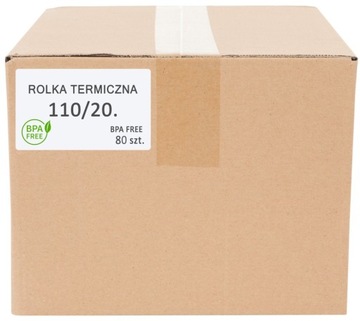 Rolki termiczne 110x20 (1 KARTON 80 SZT.)