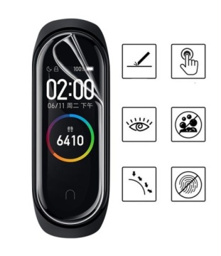 КАБЕЛЬ ЗАРЯДКИ + 15 ГЛЯНЦЕВЫХ ФОЛЬГ XIAOMI MI BAND 5