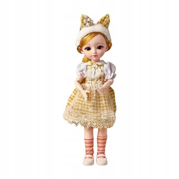 BJD Doll 23 elastyczne stawy Girl Doll Soft