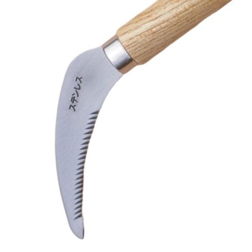 Японский садовый серп для прополки, ручной серп, ручная мотыга для травы