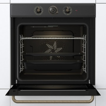 Комплект бытовой техники РЕТРО GORENJE, черный матовый, хлебопекарня+микро