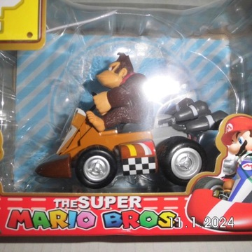Figurka pojazd+ małpa Donkey Kong SUPER MARIO/ZDB-J3600