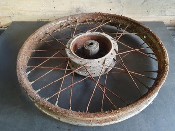 МОТОЦИКЛ WSK MO6 - Z2 1964 КОЛЕСНЫЙ ОБОД БАРАБАН ЗАДНИЙ ЗАДНИЙ ОРИГИНАЛЬНЫЙ ШАНС