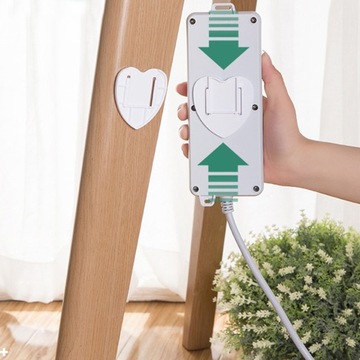 САМОКЛЕЯЩИЙСЯ ДЕРЖАТЕЛЬ ПОЛОСКИ ДЛЯ СВЕРЛЕНИЯ 10 ШТ, БЕЛЫЙ