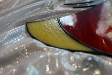 Витраж Тиффани про Ангел, большой, красный