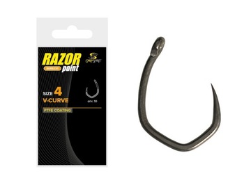 КРЮК CARP SPIRIT V-CURVE БЕЗШУЧКИ, размер 6