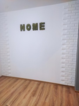 HOME надпись из мха moss MOSS