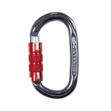 Karabinek aluminiowy triplex CT - Pillar CF TG tytan czerwony
