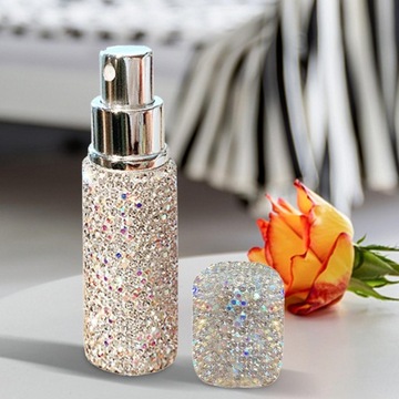 Флакон духов 10мл в стиле ретро многоразовый портативный легкий маленький белый