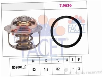 FACET 7.8679 TERMOSTAT KAPALINA CHLADÍCÍ