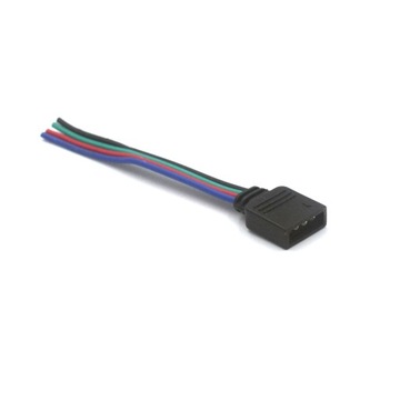 ZŁĄCZKA RGB DO TAŚM LED GNIAZDO Z PRZEWODEM