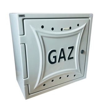 SZAFKA SKRZYNKA GAZOWA 50X50X25 JASNY POPIEL