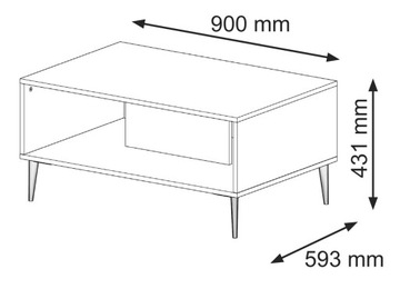 Стол Ravenna B 90x60, фрезерованный матовый черный, ножки золотые