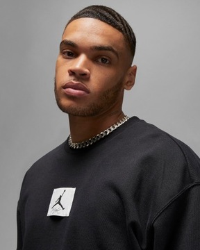 JORDAN ESSENTIALS MEN'S SEATSHIRT, толстовка из хлопка-кенгуру, черный, молодежный