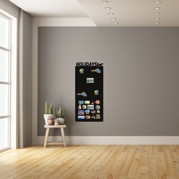 МАГНИТНАЯ ДОСКА ПРАЗДНИКИ Магнитная Черная ДЕКОРАТИВНАЯ ДЕКОРАТИВНАЯ БОЛЬШАЯ 75x50см