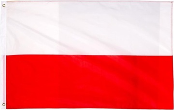 FLAGA POLSKI NA MASZT DO MASZTU 120x80 cm