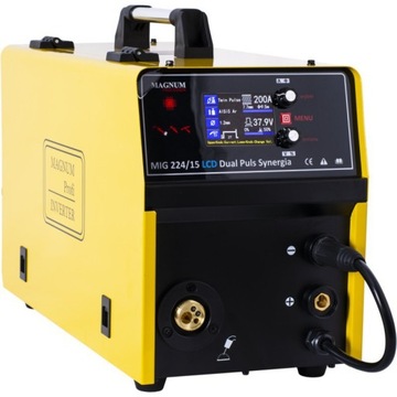 MAGNUM PÓŁAUTOMAT SPAWALNICZY 224/15 LCD DUAL PULS