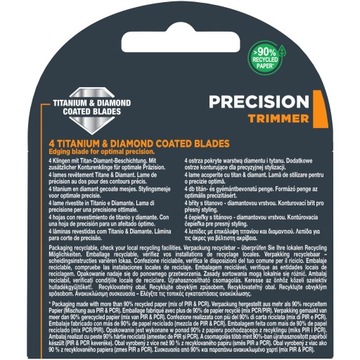 4x Wkłady Nożyki WILKINSON Quattro Essential 4 Precision Trimmer