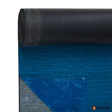 Звукоизоляционный звукоизоляционный коврик из твердой резины с толстым самоклеящимся войлоком.