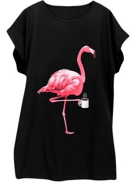 Kobieca dłuższa bluzka z bawełny Plus Size 4XL 48