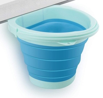 СКЛАДНАЯ ПОДВЕСНАЯ КОРЗИНА, СИНЯЯ, 4Л