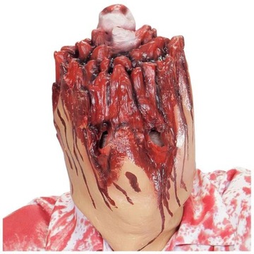 MASKA lateksowa ODCIĘTA GŁOWA makabra HALLOWEEN