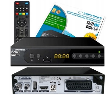 Tuner DVB-T2 Esperanza EV106R
