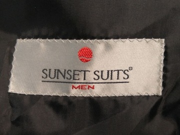 Marynarka męska Sunset Suits 182/120/110 kolor czarny