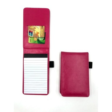 Multifunction PU Leather Small Notebook Pocket