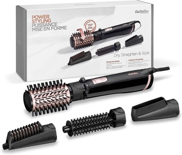 Babyliss Brush & Style AS200E Lokówko-suszarka obrotowa, 4 nasadki