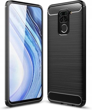 ETUI do XIAOMI REDMI NOTE 9 KARBON CASE + SZKŁO