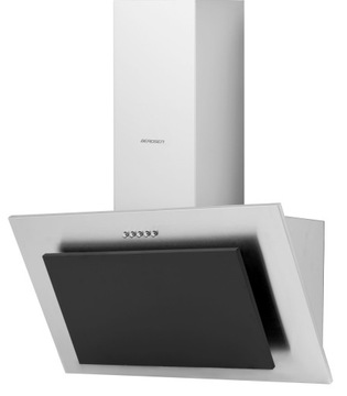OKAP KUCHENNY KOMINOWY 60 CM INOX + CZARNY - NOWOCZESNY I EFEKTYWNY