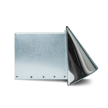 Воздухозаборник для канала 150х50 мм ХРОМ