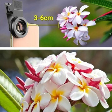 НАБОР APEXEL 2 В 1 ОБЪЕКТИВ ДЛЯ ТЕЛЕФОНА МАКРО + ШИРОКОУГОЛЬНЫЙ ОБЪЕКТИВ