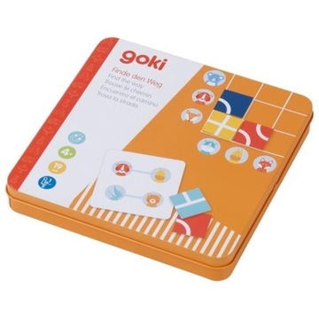 GOKI GRA LOGICZNA MAGNETYCZNA ZNAJDŹ DROGĘ DO DOMU