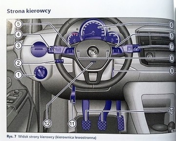 Volkswagen VW UP после рестайлинга 2016 г. - оригинальное руководство пользователя на польском языке