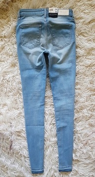 WRANGLER body bespoke Skinny W27 L32 S 36 rurki jasne _ SALE