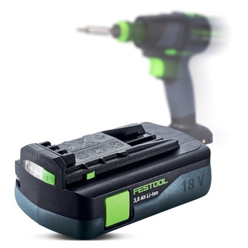 Аккумулятор 3,0 Ач для отвертки 18 В Festool Li-Ion BP Li 3.0 C Аккумулятор 577658