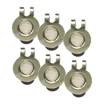 6 клипс для козырьков маркеров и металла