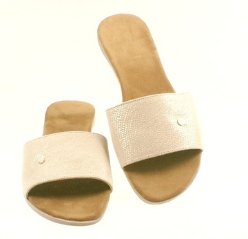 шлепанцы Mario Boschetti 033 бежевого цвета, размер 38